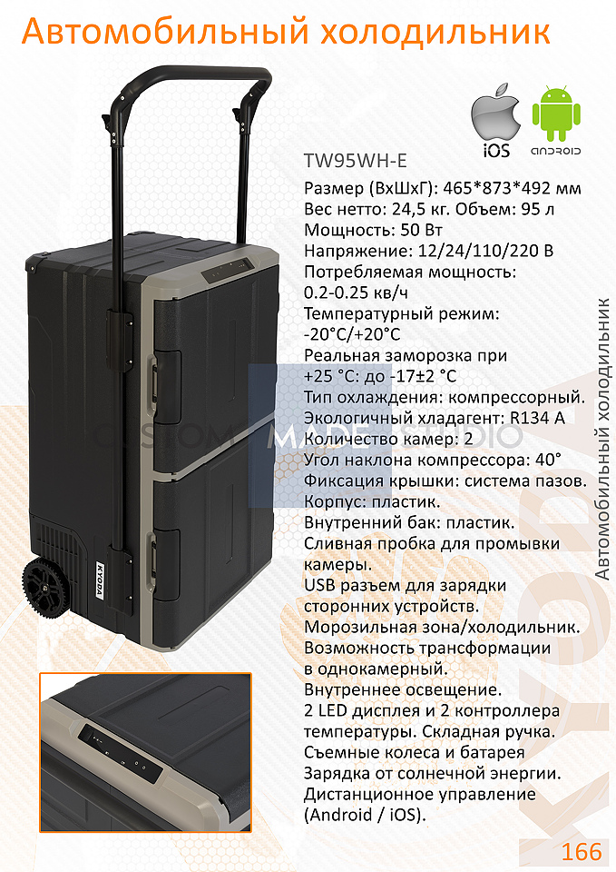 166 Автомобильный холодильник TW
